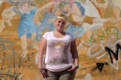 María González, de 35 años y madre de gemelas, está a punto de perder su vivenda.