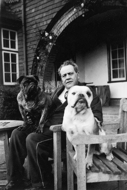 Una imagen de Juan Negrín en el exilio, tomada en Inglaterra en 1944.