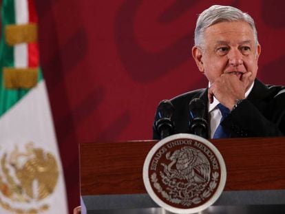 López Obrador en una conferencia de prensa el pasado viernes.