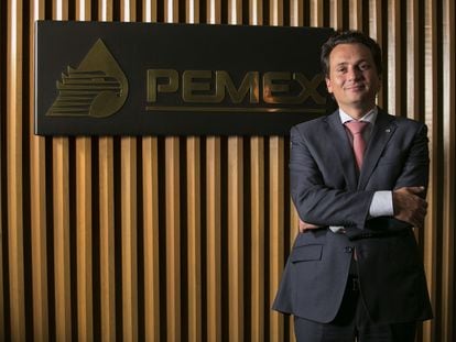 Emilio Lozoya, en 2013, durante su etapa como director de Pemex.