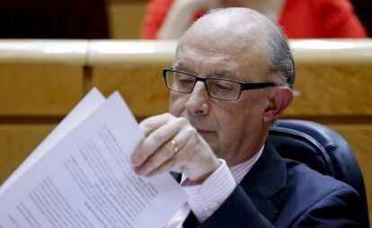 El ministro de Hacienda, Cristóbal Montoro.