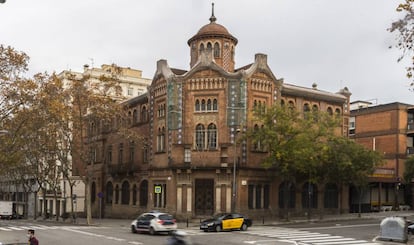 La Casa de la Premsa, obra de Pere Domènech i Roura, va acollir els periodistes que cobrien l’Exposició Universal de 1929.