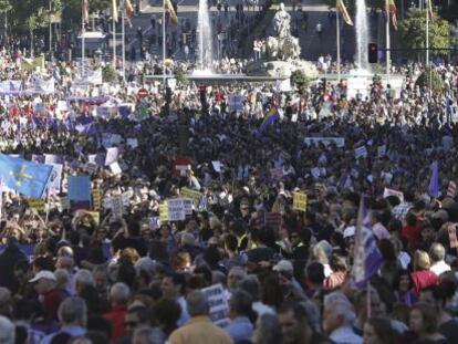 Primera gran movilizaci&oacute;n nacional contra las &quot;violencias machistas&quot;