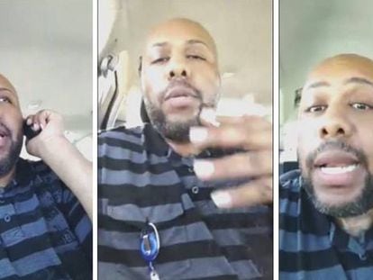 Steve Stephens, en unas fotos de su perf&iacute;l ahora borrado.