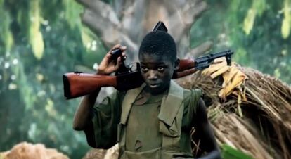 Niño soldado del LRA / Foto: Invisible Children
