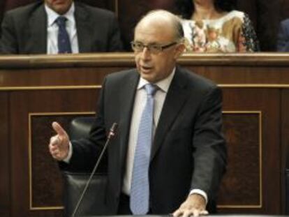 El ministro de Hacienda, Crist&oacute;bal Montoro.