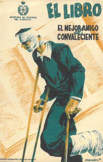 Cartell de la Prefectura de Sanitat de l'Exèrcit republicà espanyol.