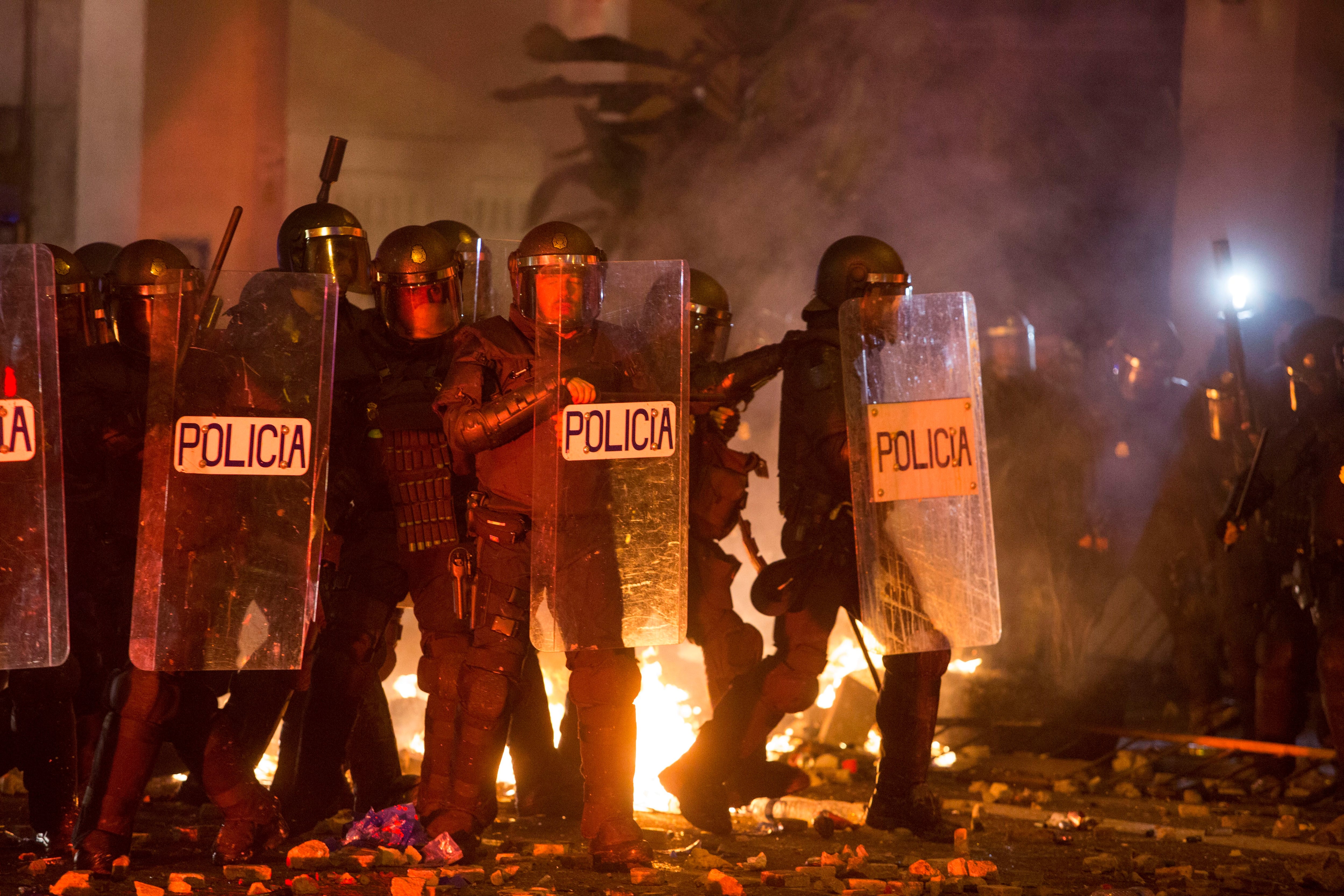 Uno de los policías heridos personados en el ‘caso Tsunami’: “Nos consideramos víctimas de terrorismo”