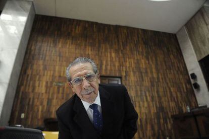 El exdictador guatemalteco José Efraín Ríos Montt.
