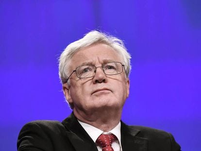 David Davis, ministro brit&aacute;nico del Brexit.