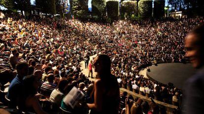 Público en el festival Grec de Barcelona, en una fotografía de archivo.