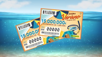 El sorteo Extra de verano de la ONCE se sortea este domingo 15 de agosto
