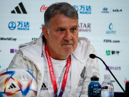 El entrenador de la selección mexicana, Gerardo 'Tata' Martino, en una rueda de prensa el pasado 25 de noviembre.