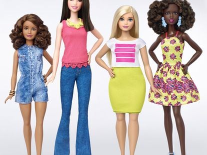 Nuevos modelos de las mu&ntilde;ecas Barbie, de Mattel