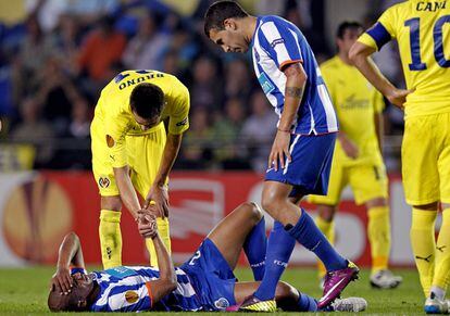 Fernando Francisco también se lesionó y tuvo que abandonar el partido antes de tiempo.