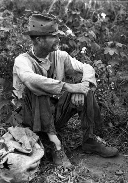 Bud Fields, en Alabama en 1936.
