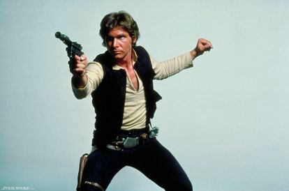 Harrison Ford como Han Solo.