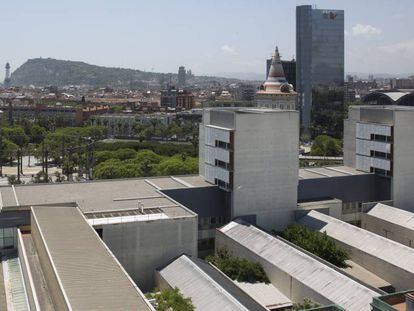 En la imagen, el área donde surgirá la nueva ala del Hospital del Mar.