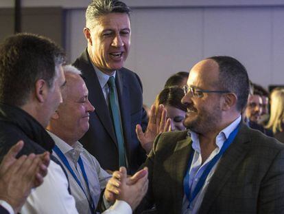 Albiol i Alejandro Fernández, al congrés.