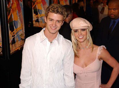 Justin Timberlake y Britney Spears cuando eran pareja.
