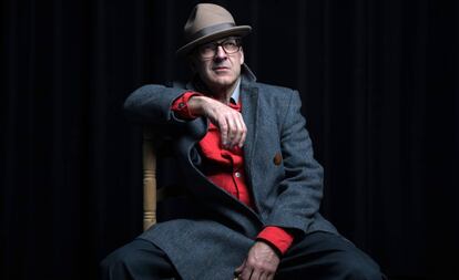 Víctor Coyote, el pasado 19 de febrero en el Círculo de Bellas Artes de Madrid.