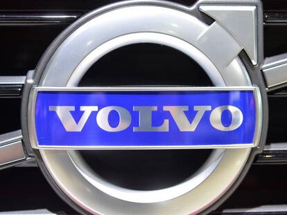 Logo del fabricante de coches Volvo.