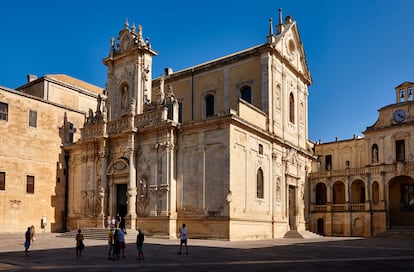 La catedral de Lecce, en la región italiana de Apulia.