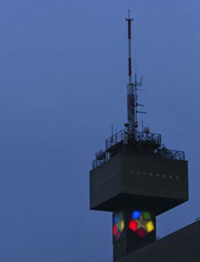 La sede de Telemadrid en Ciudad de la Imagen ( Pozuelo). 