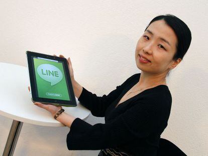 June Cha, responsable de negocio de Line.