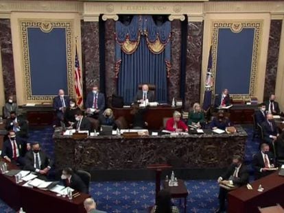 El Senado de EE UU declara constitucional el ‘impeachment’ a Trump
