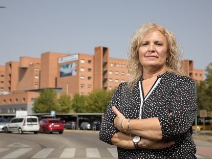Benita Chaparro, encargada del servicio de limpieza del Hospital Universitario Príncipe de Asturias de Alcalá de Henares (Madrid).