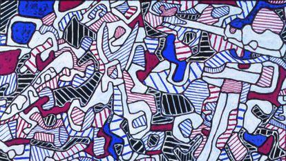 'Societe d'outillage', de 1964. Óleo sobre lienzo.