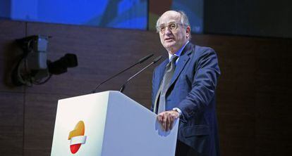 El presidente de Repsol, Antoni Brufau, 