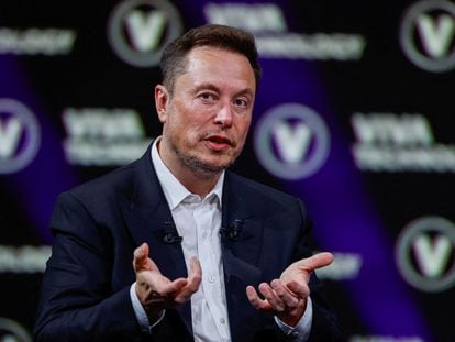 Elon Musk en la conferencia Viva Technology, en París (Francia), el 16 de junio de 2023.