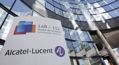 Oficines d'Alcatel-Lucent a París.