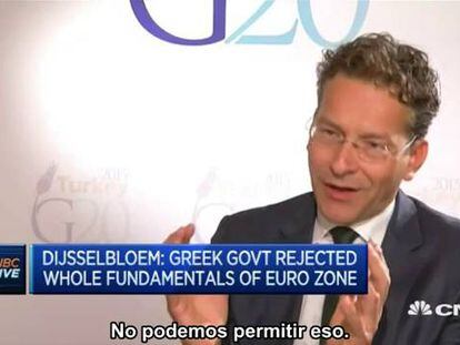 Llevará tiempo el volver a confiar en Grecia: Presidente del Eurogrupo