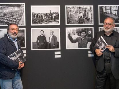 Carlos Pérez de Rozas (derecha) con su hermano Emilio.