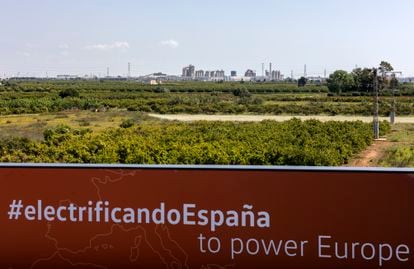 Land in the municipality of Sagunto where the new gigafactory of batteries for Volkswagen electric cars will be installed.