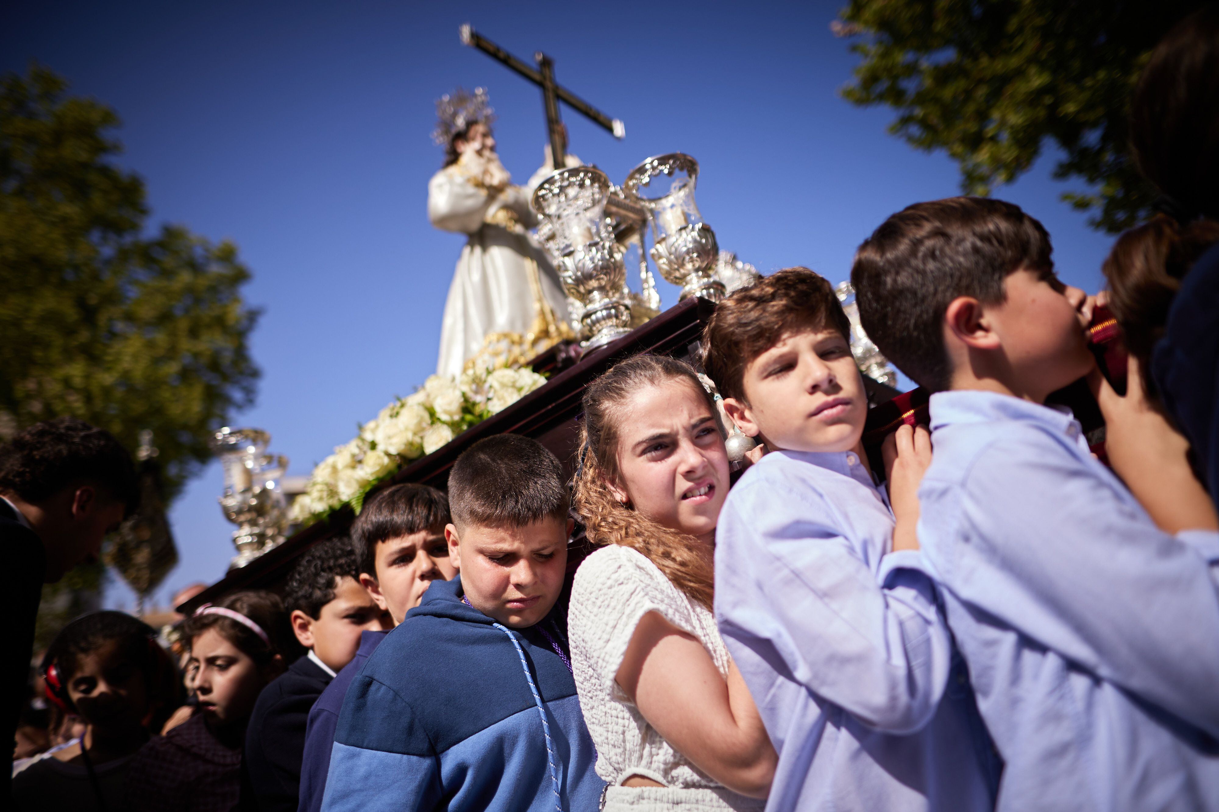 La procesión infantil de los Facundillos, en Granada.