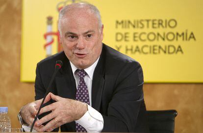 El secretario de Estado de Economía, José Manuel Campa, en una rueda de prensa en el Ministerio.