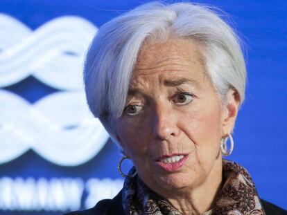 La directora gerente del Fondo Monetario Internacional (FMI), Christine Lagarde.