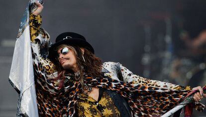 El vocalista de Aerosmith, Steven Tyler.