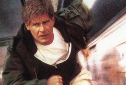 El actor Harrison Ford, en una escena de 'El fugitivo'.