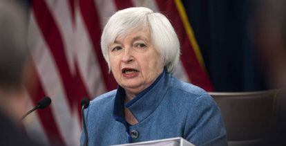 La presidenta de la Reserva Federal (Fed), Janet Yellen. EFE/Archivo