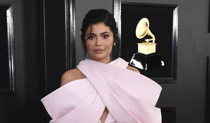 Kylie Jenner, en los premios Grammy, el pasado 10 de febrero.