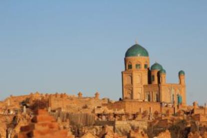 Cementerio de Kungrad, al norte de la ciudad de Nukus (Uzbekistán).