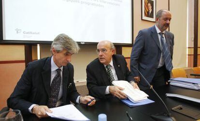 De izquierda a derecha. Josep Maria Argimon, Boi Ruiz y Josep Maria Padrosa.