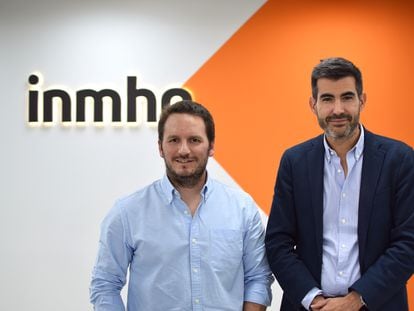 Jorge García Alía, CEO de Portik Group (izquierda), y Antonio Baldellou, CEO de Inmho.