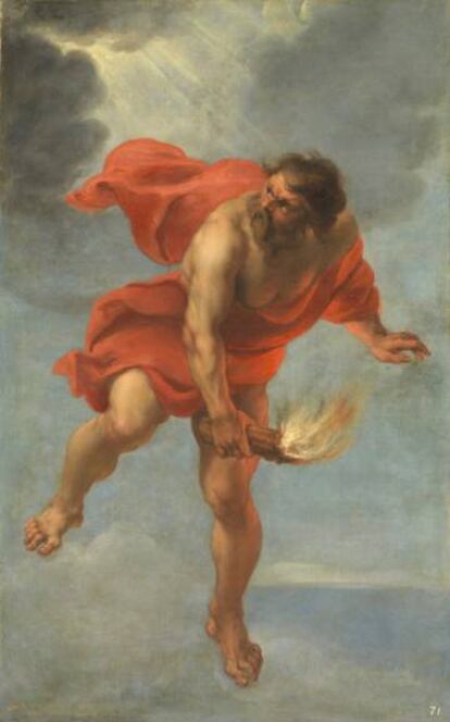 'Prometeo trayendo el fuego' (1963-1968), de Jan Cossiers.