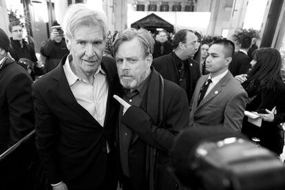 Mark Hamill y Harrison Ford